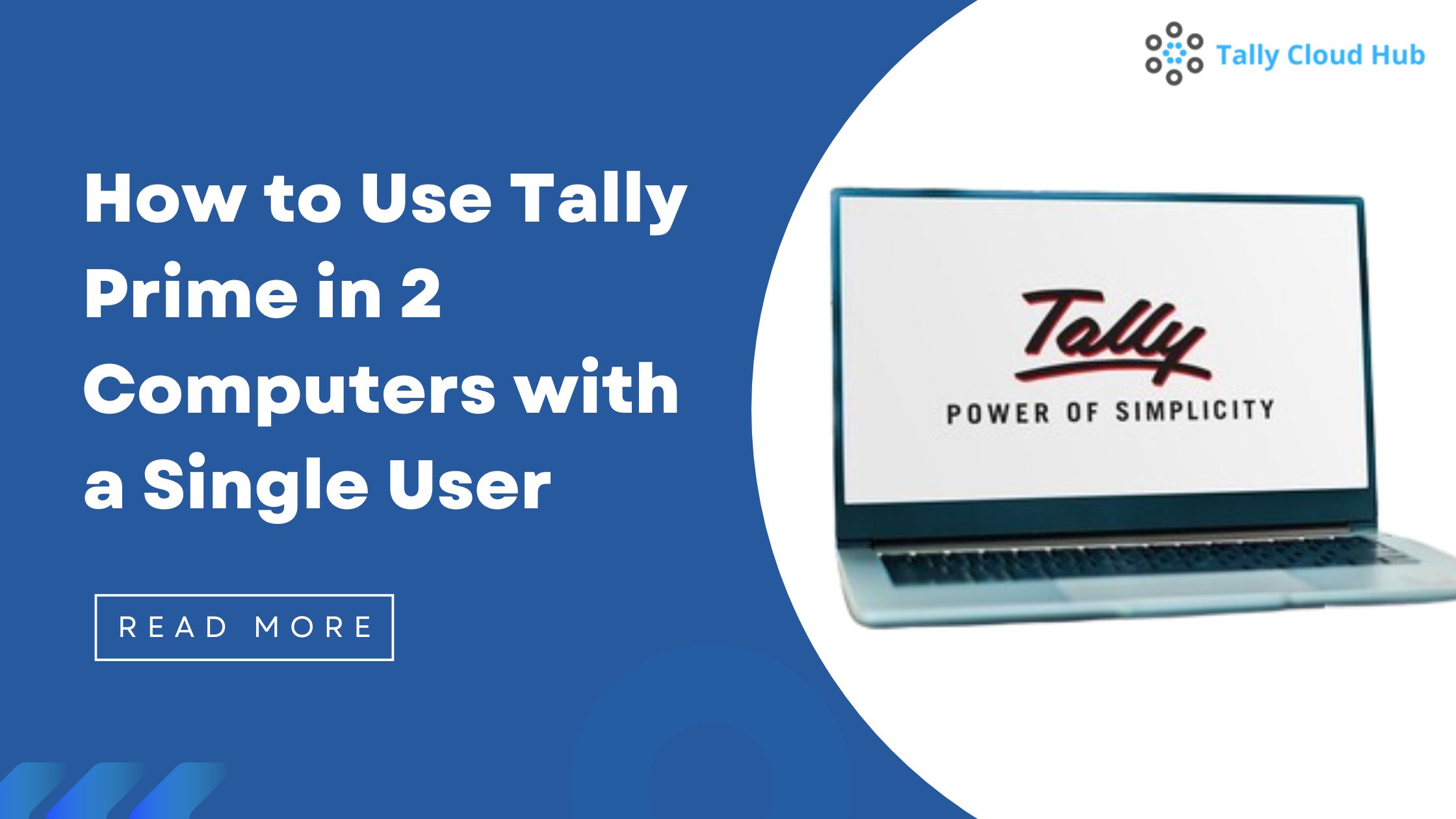 Tally Prime in 2 computers with a single user.