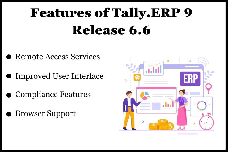 Tally ERP 9 Release 6.6 comes packed with features designed to enhance user experience.