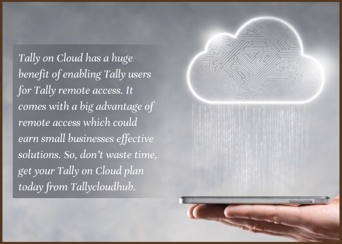 Tally on Cloud tallycloudhub