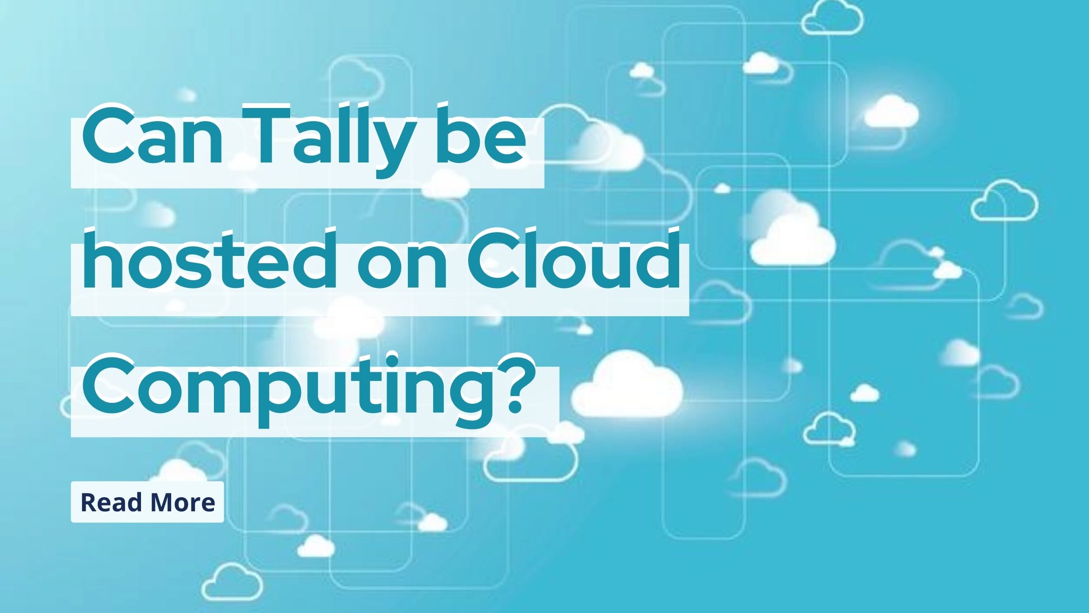 Tally hosted on Cloud computing