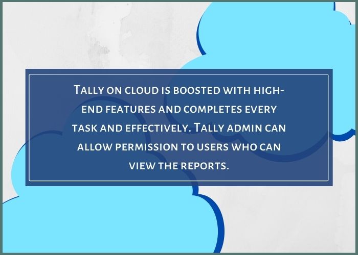Tally cloud features