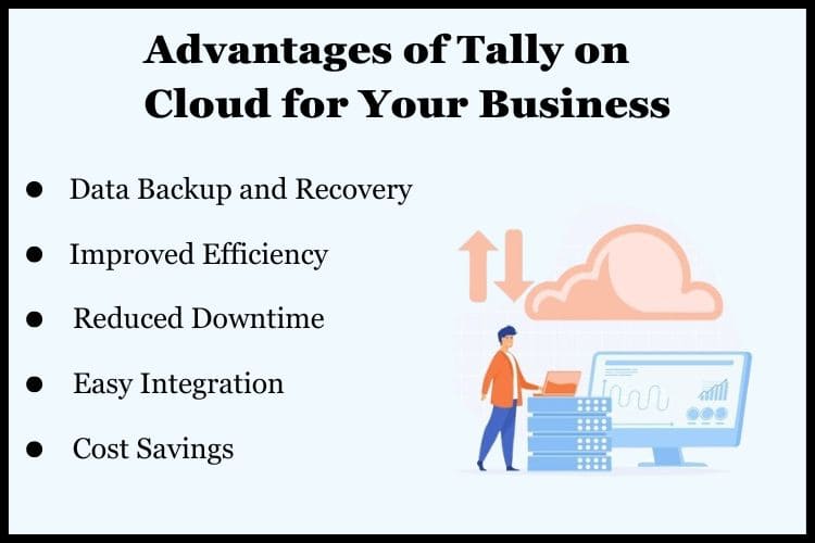 Tally on Cloud effortlessly merges with other cloud-based apps.
